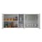 Tuhome Portofino 150 Wall Cabinet, Double Door, Two External Shelves, Two Interior Shelves, White GLB5606 - alternate 5